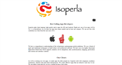 Desktop Screenshot of isoperla.co.uk